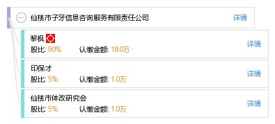 仙桃市子牙信息咨询服务有限责任公司·工商全景解析